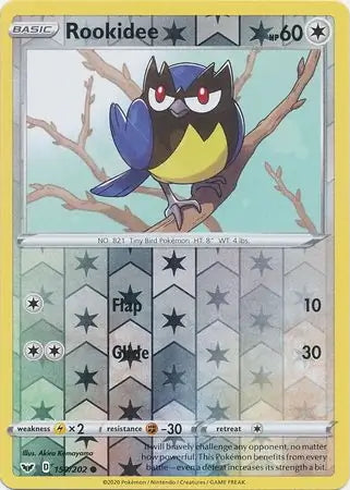 Sword & Shield Rookidee #150/202 reverse holo